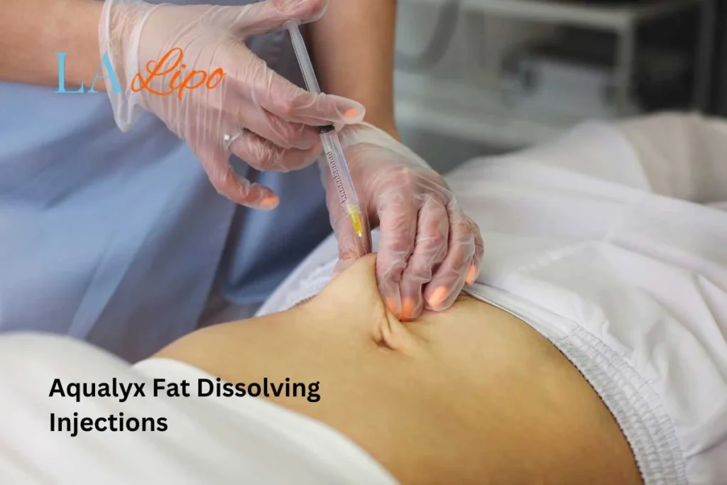 woman having fat dissolving injections Eastcote in the stomach