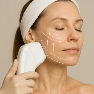 Woman having HI-FU to reduce wrinkles call LA LIPO Eastcote Now!