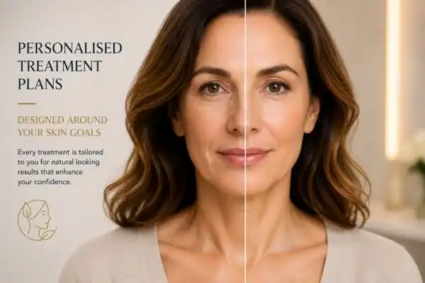 Before and after results of Collagen Lift Therapy Eastcote